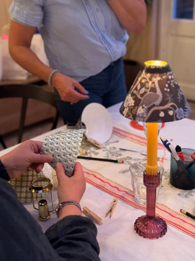 Make Candle Shades at the Rocque Paper Co!