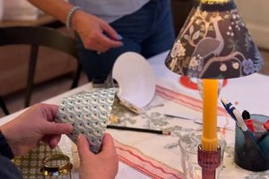 Make Candle Shades at the Rocque Paper Co!