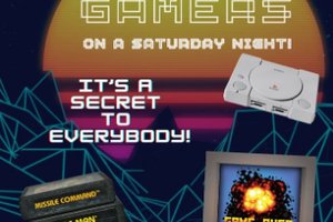 Retro Gamers on a Saturday Night!