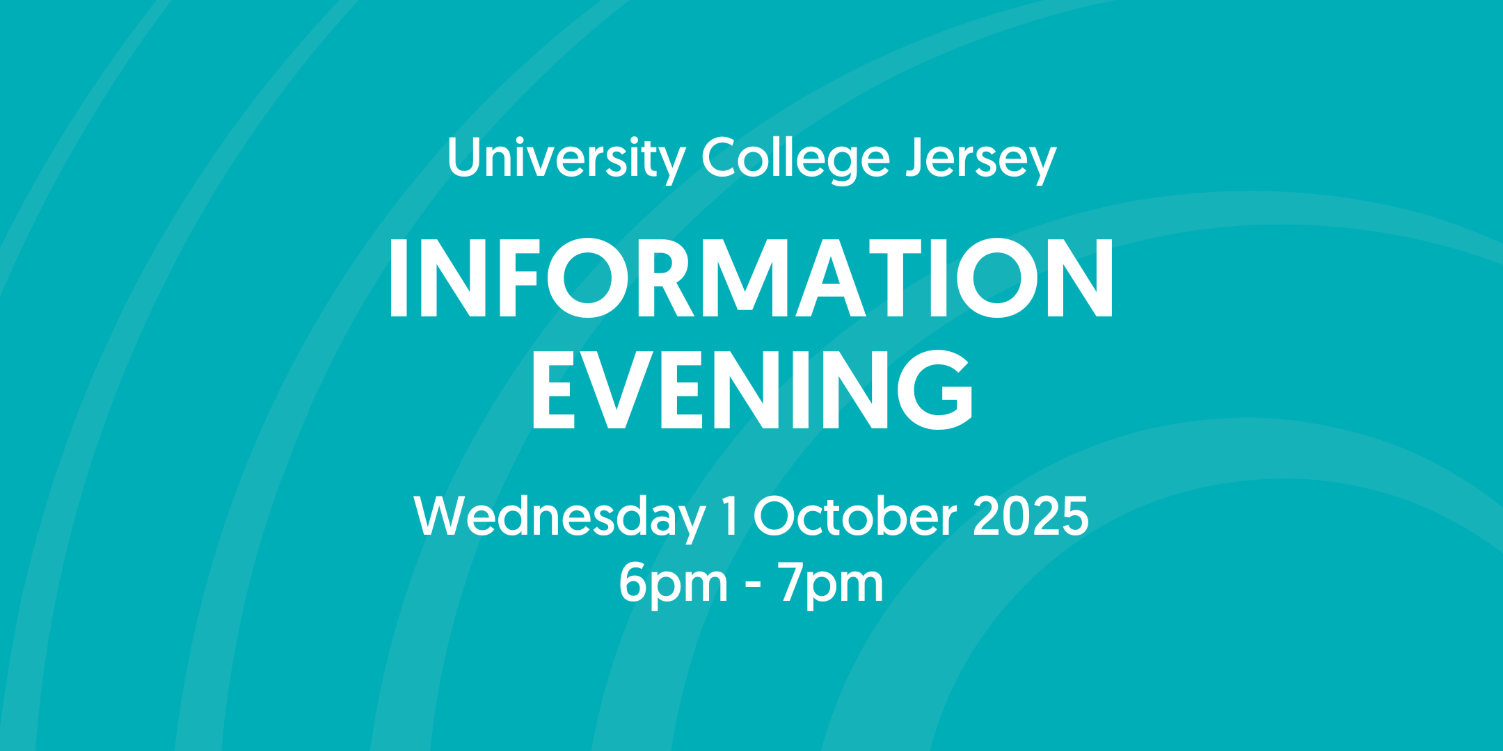 University College Jersey Information Evening 2025
