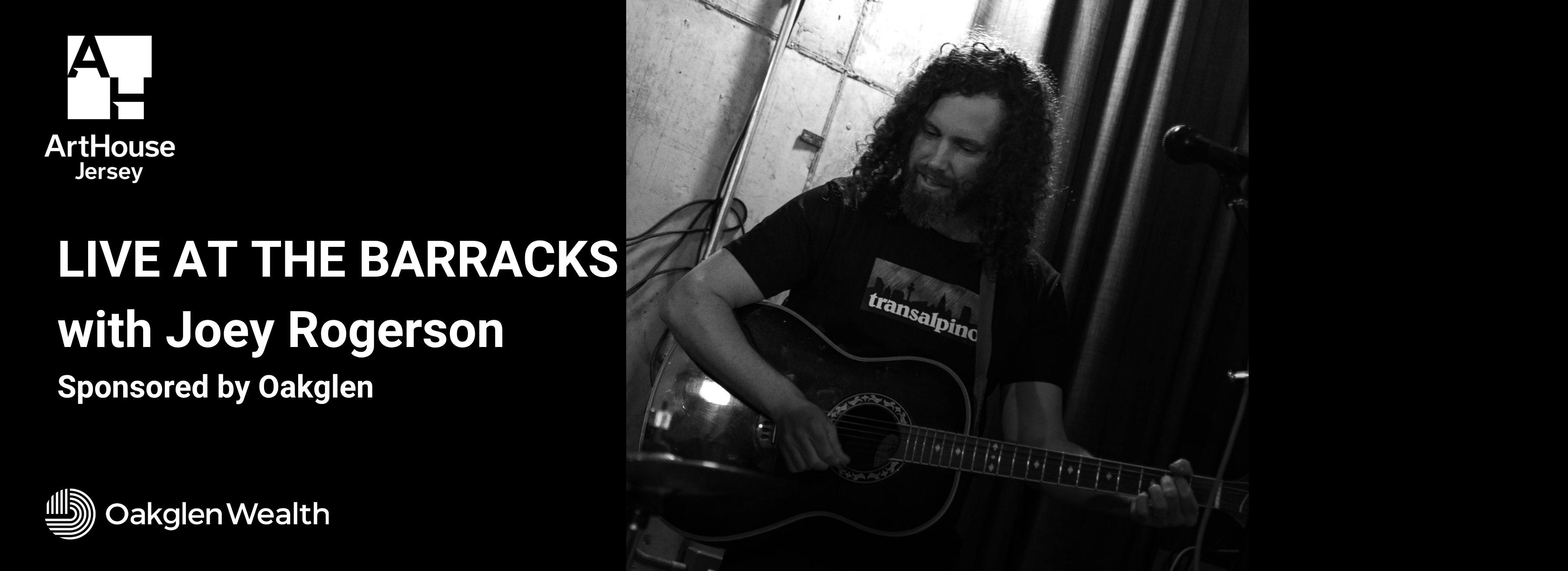 LIVE AT THE BARRACKS: MUSIC with Joe Rogerson