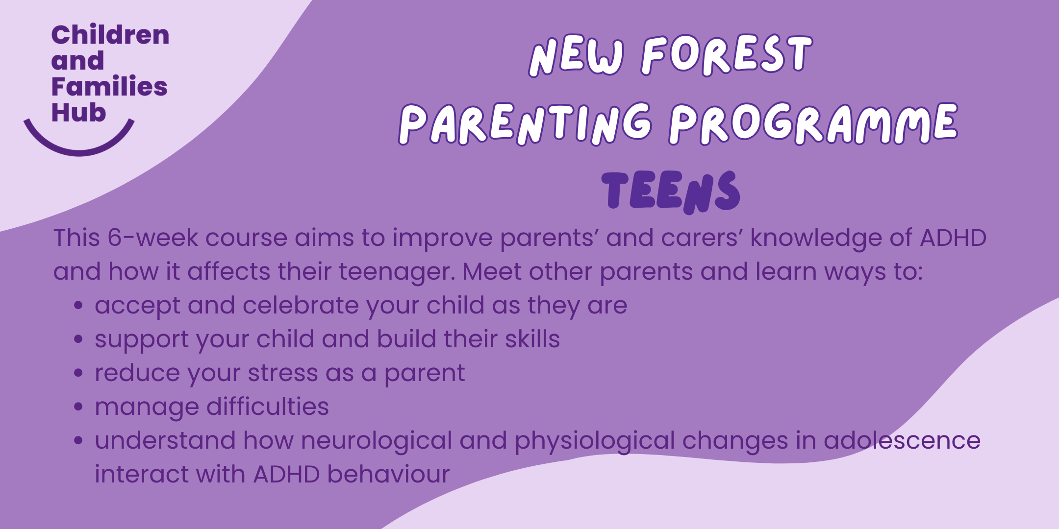 New Forest Parenting Programme - TEENS