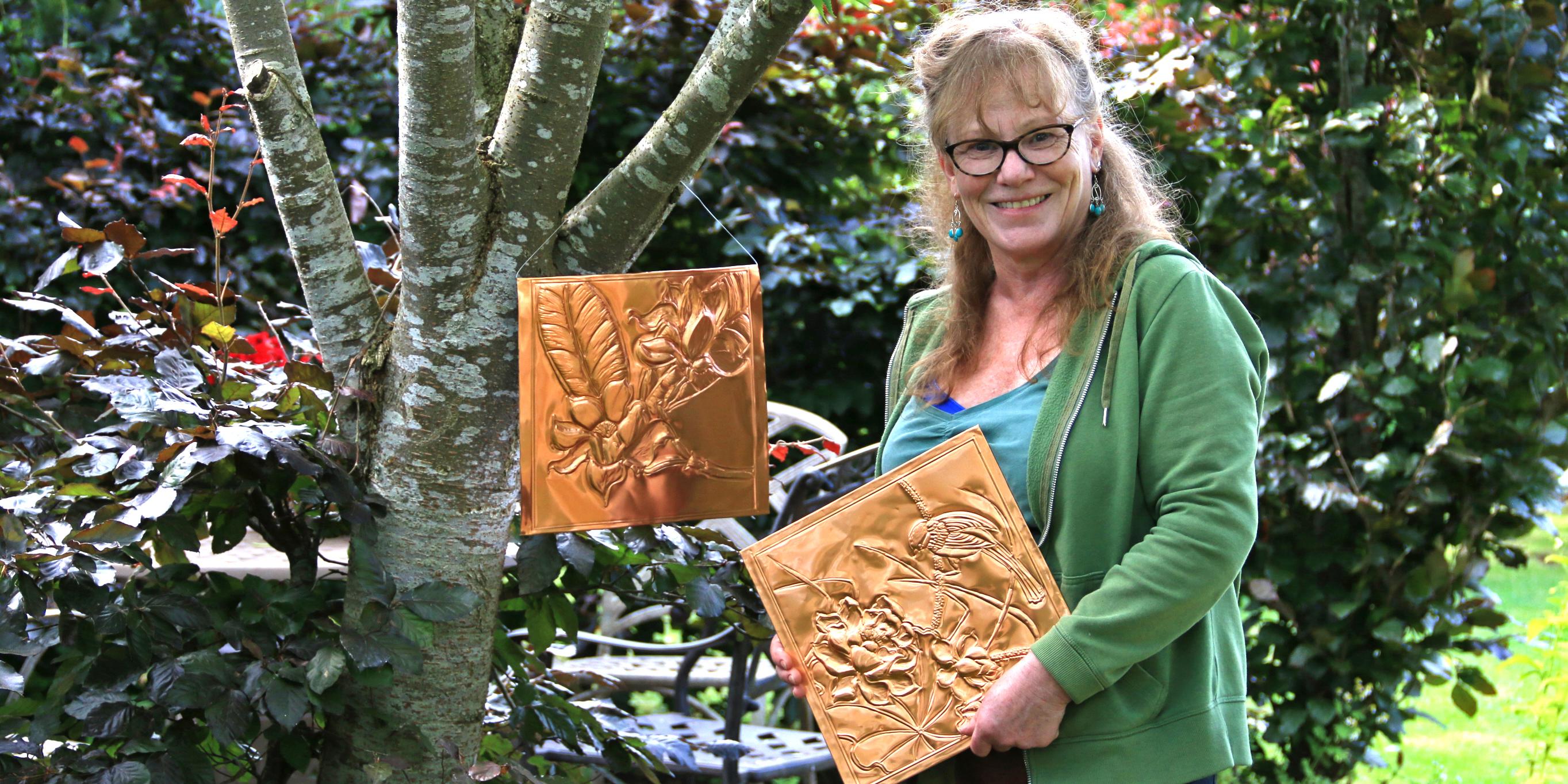 Floral Copper Wall Art with Gina Martin - Saturday 26th July 2025