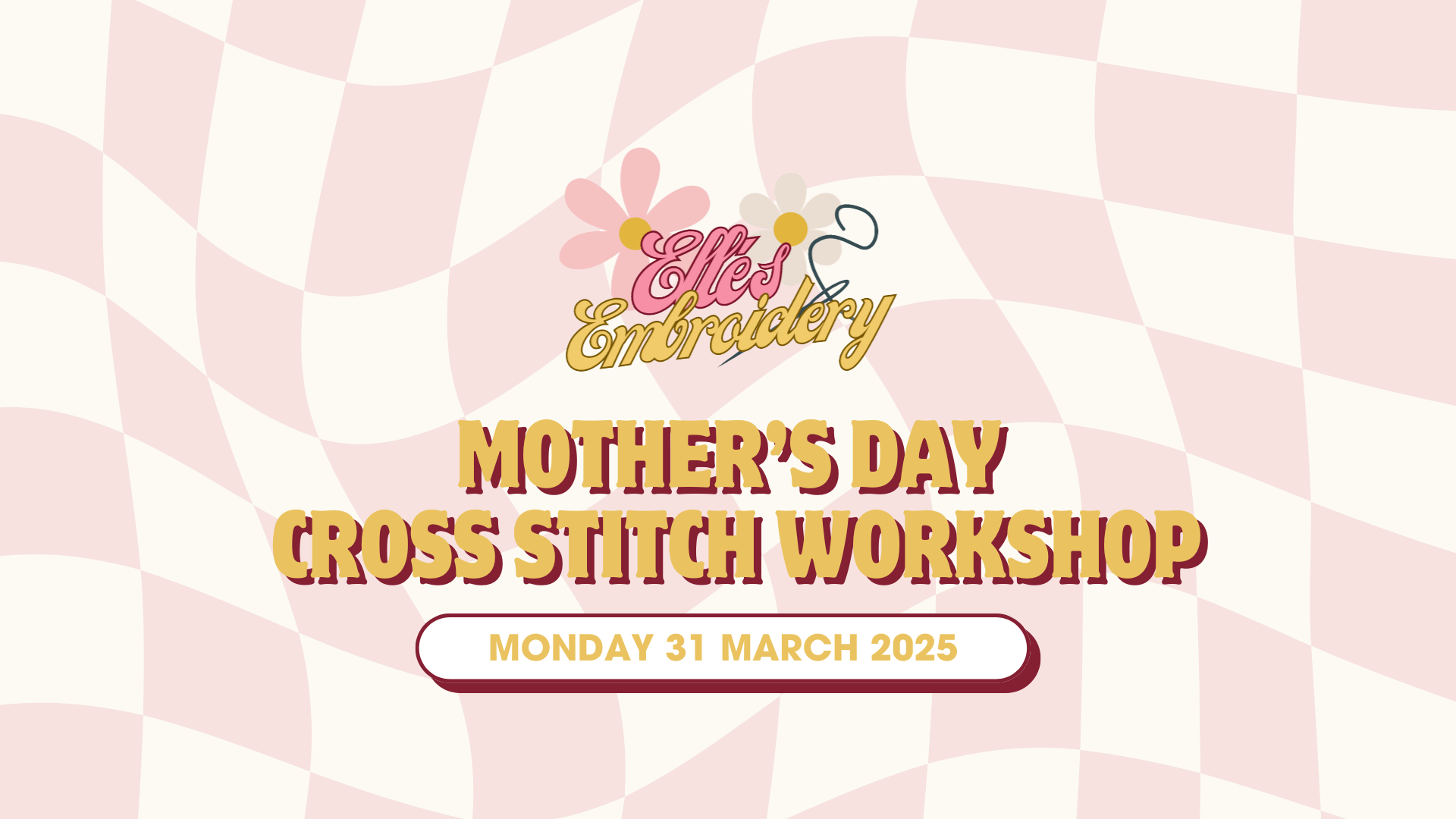 Mother's Day Cocktails and Cross Stitch Workshop