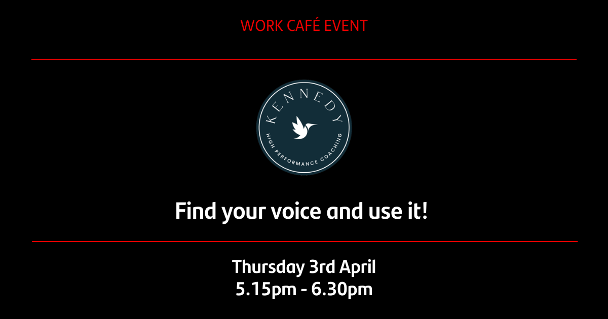 Find your voice and use it!