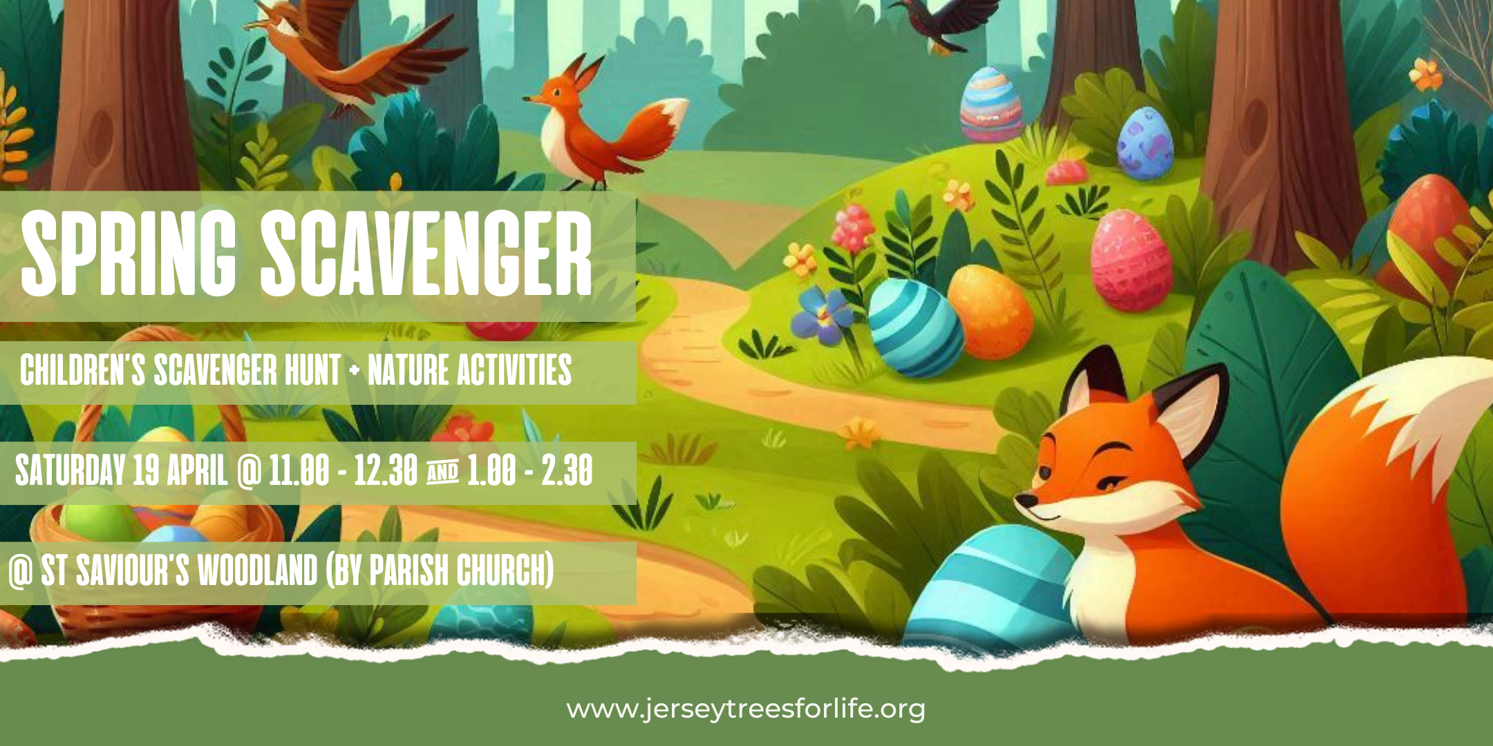 Spring Scavenger - Children's Egg Hunt & Nature Activities @ 11am & 1pm