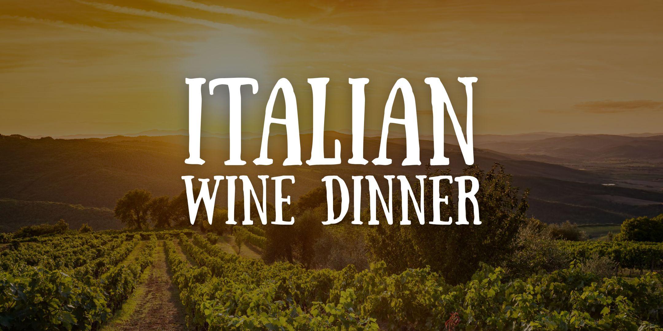 Italian Wine Dinner at Banjo