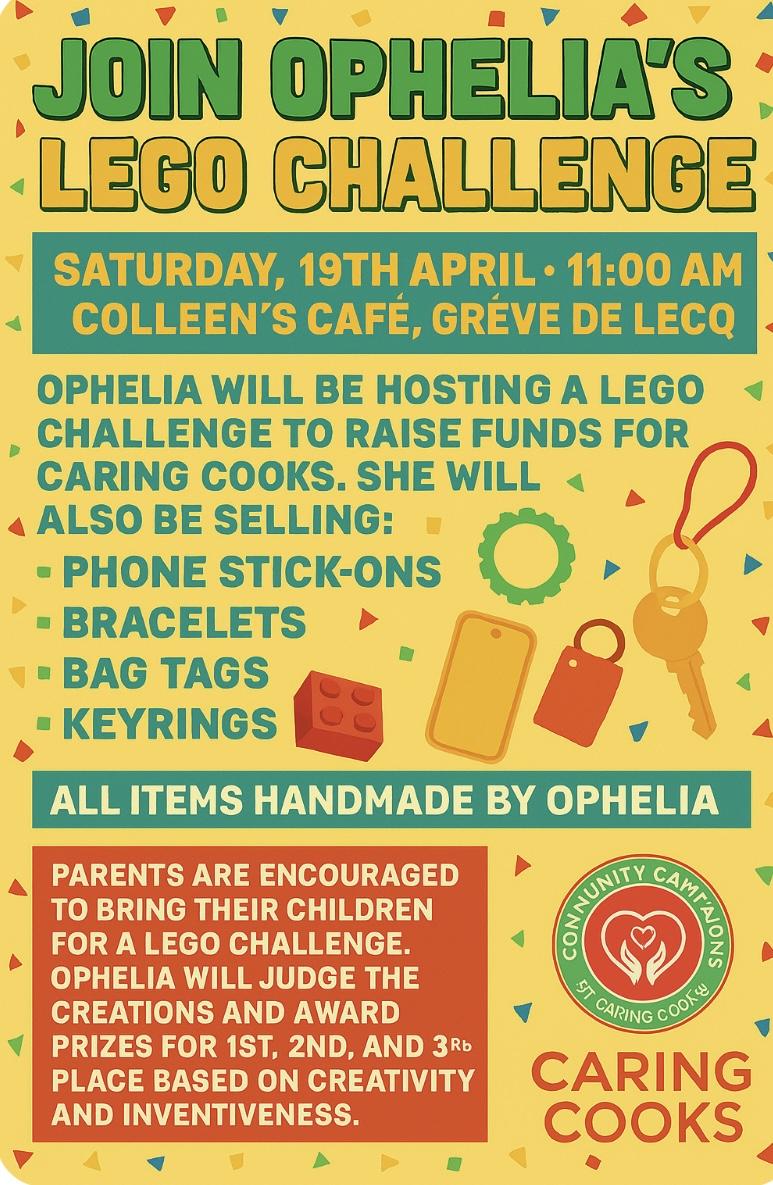 Join Ophelia’s LEGO Challenge!