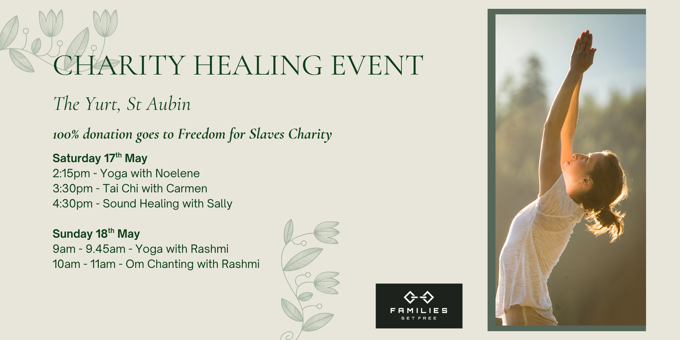 Charity Healing Event