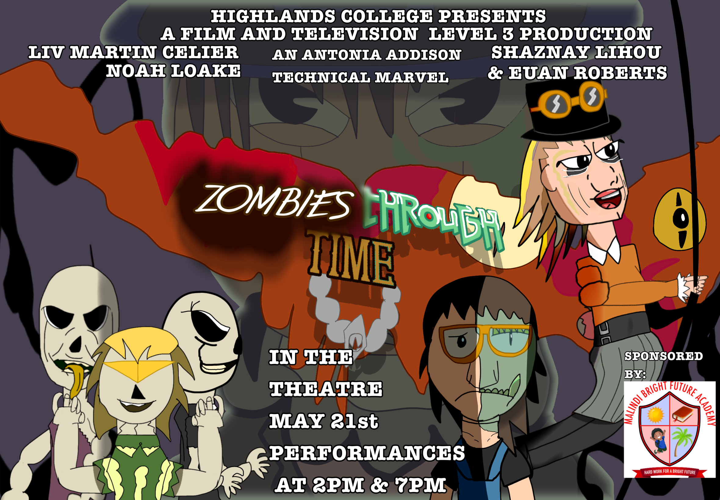 Zombies Through Time (A Highlands College  Student Production)