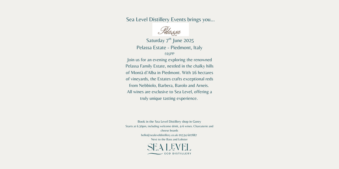 Pelassa Estate, Piedmont, Italy Wine Evening