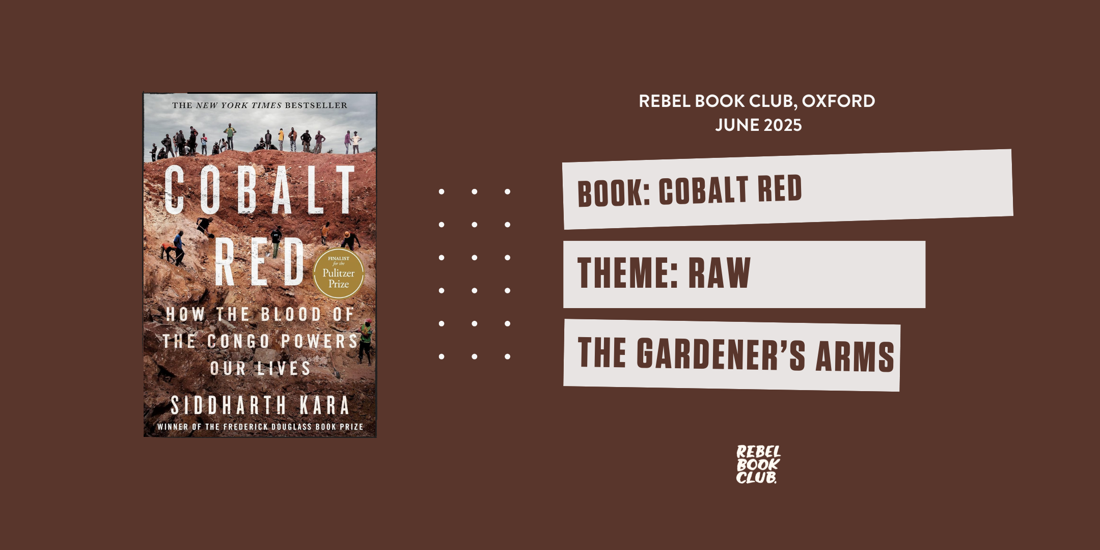 Rebel Book Club Oxford x Raw
